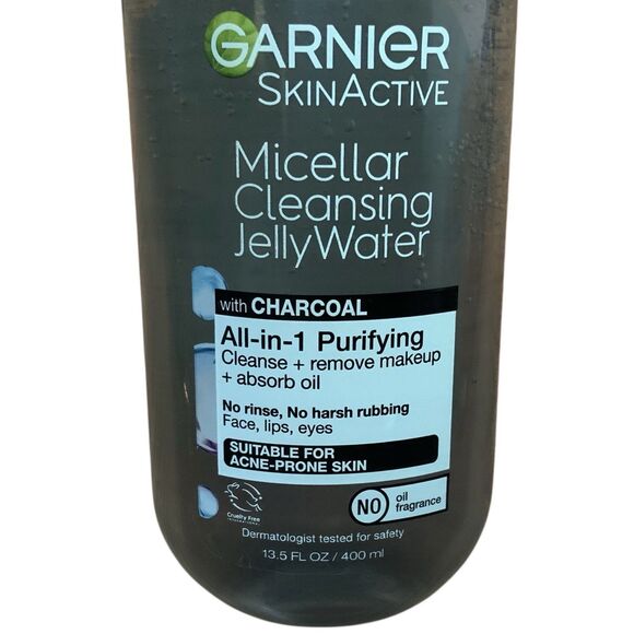 Garnier Skinactive Micellar Cleansing Jelly Water Charcoal Purifying 2 Bottles - Picture 5 of 9